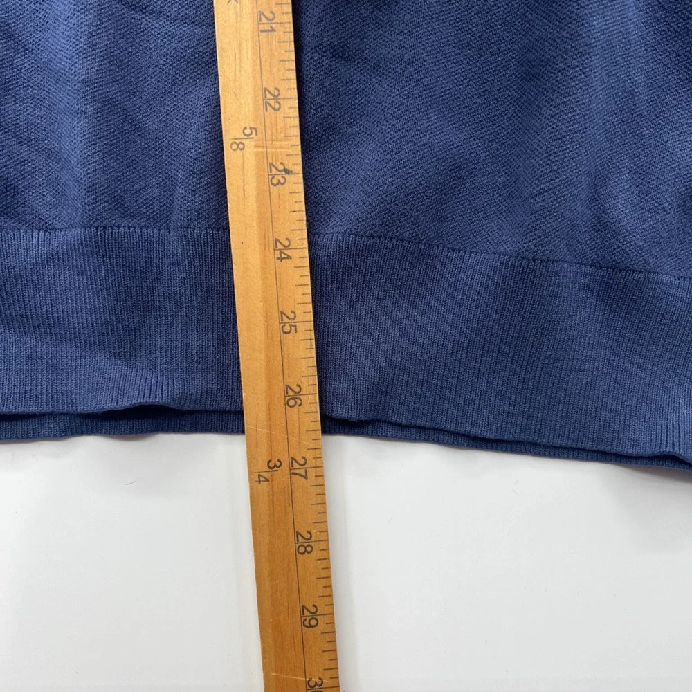 NEW Macy's‎ MODE OF ONE Mens Navy Blue Crew Neck Long Sleeve Pullover Sweater XL